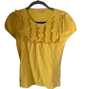 Knitwit Size Medium Short-sleeve sweater shirt Great Cond cashmere blend